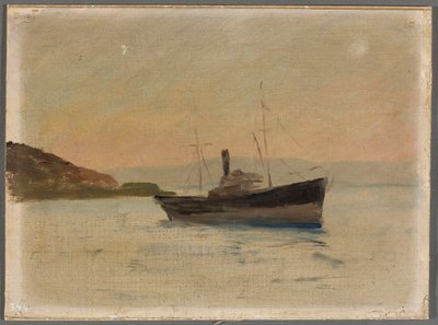 Navio no mar Negro. De uma viagem a Constantinopla de Jan Ciągliński