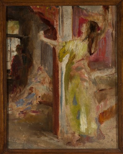Estudo para o quadro «Potocka em Baquetcharai» de Jan Ciągliński
