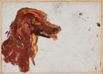 Estudo da cabeça do cão do príncipe Golitsyn. Marjino de Jan Ciągliński