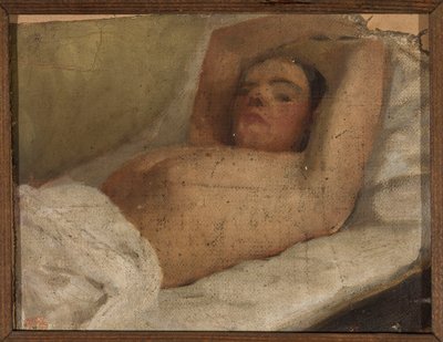 Estudo de uma mulher deitada de Jan Ciągliński