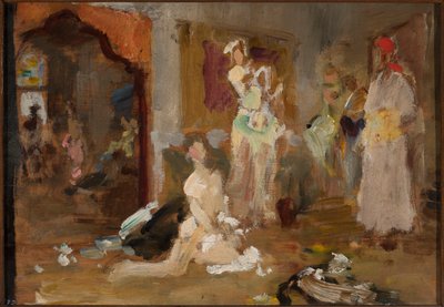 Esboço para a pintura «Potocka em Bakhchysarai» de Jan Ciągliński