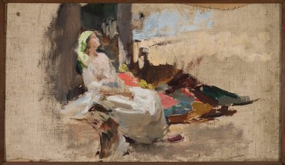 Esboço para a pintura «Potocka em Bakhchysarai» de Jan Ciągliński