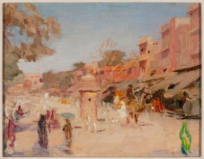 Rua em Jaipur. De uma viagem à Índia de Jan Ciągliński