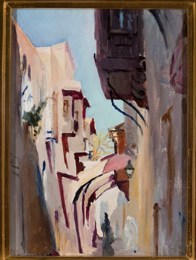 Via Dolorosa em Jerusalém. De uma viagem à Palestina de Jan Ciągliński