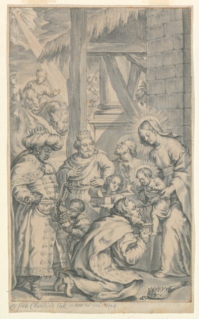 Adoração dos Magos de Jan Claudius de Cock