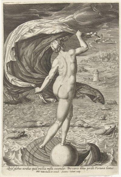 Fortuin (Fortuna) de Jan Collaert (II)
