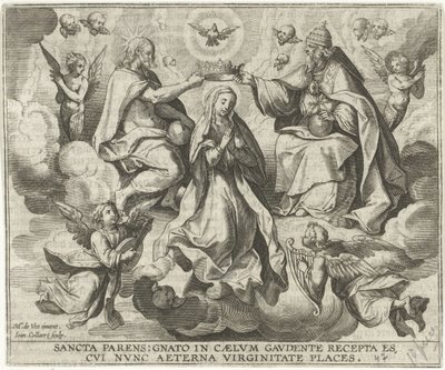 Coroação de Maria de Jan Collaert (II)