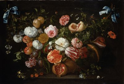 Uma guirlanda de flores de Jan Davidsz de Heem