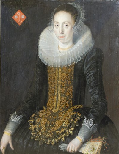 Retrato de Eritia Aukje Hoppers, no De Blocq, 1622 de Jan De Salle