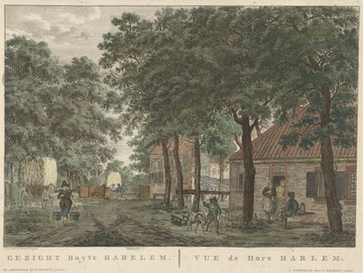 Vista exterior de Haarlem
Gezight buyte Harelem / vue de Hors Harlem (título sobre o objecto) de Jan Evert Grave