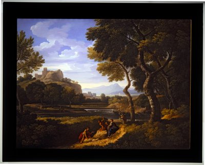 Duas paisagens, sem data (tela) de Jan Frans van (1662-1749) Bloemen
