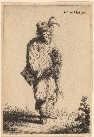 The Hurdy-Gurdy Player, 1632. de Jan Georg van Vliet