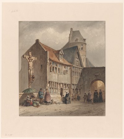 Rua em Antuérpia de Jan Gerard Smits