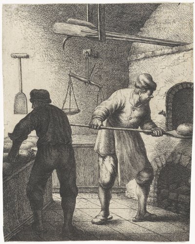 padeiro Ocupações (título da série) de Jan Gillisz. van Vliet