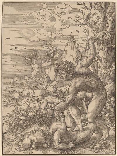 Caim matando Abel de Jan Gossaert