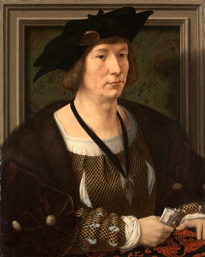 Retrato de Henrique III, Conde de Nassau-Breda  de Jan Gossaert