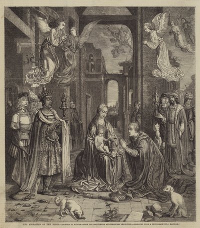 A adoração dos reis de Jan Gossaert
