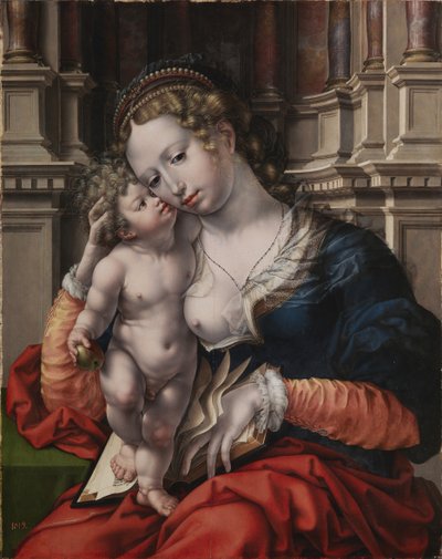 Virgem e o Menino de Jan Gossaert
