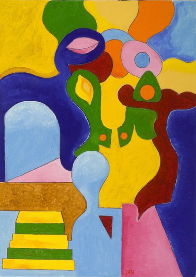 A Family Photograph, 2009 (óleo sobre tela) de Jan Groneberg