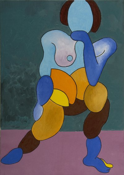 Modelo de Envelhecimento, 2008 (óleo sobre tela) de Jan Groneberg