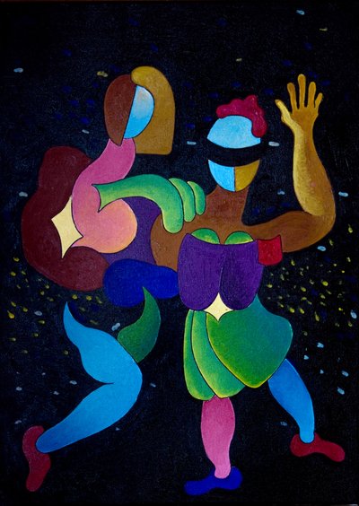 Carnaval, 2007 (óleo sobre tela) de Jan Groneberg