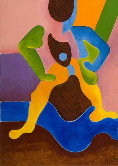 Motorista de camelo inexperiente, 2009 (óleo sobre tela) de Jan Groneberg