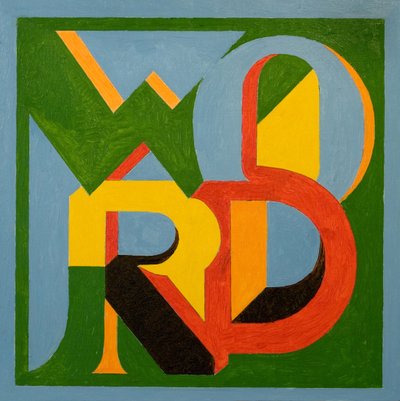Apenas uma palavra, 2006 (óleo sobre madeira) de Jan Groneberg