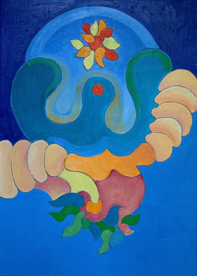 O primeiro passo para a religião, 2009 (óleo sobre tela) de Jan Groneberg
