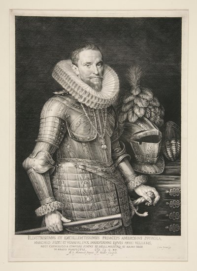 Ambrósio, Marquês de Spinola (1569-1630) de Jan Harmensz. Muller