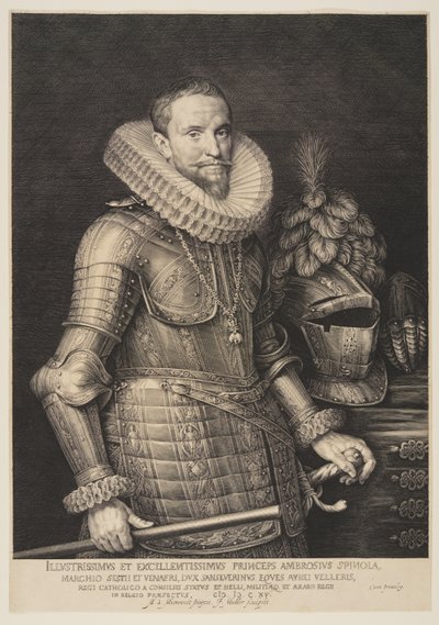 Ambrogio Spinola, Comandante dos exércitos espanhóis nos Países Baixos de Jan Harmensz. Muller