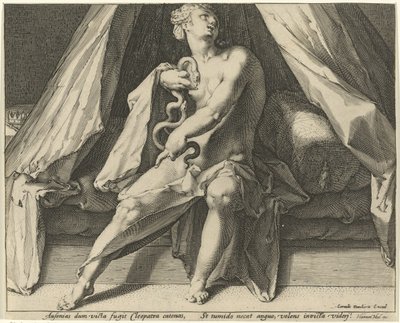 Morte de Cleópatra de Jan Harmensz. Muller