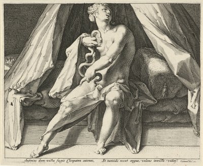 Morte de Cleópatra de Jan Harmensz. Muller