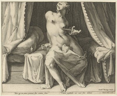 Morte de Lucretia de Jan Harmensz. Muller