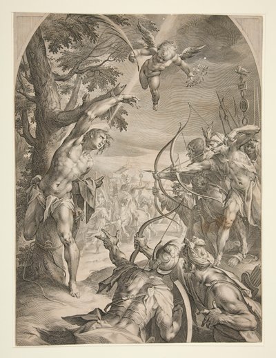 Martírio de São Sebastião de Jan Harmensz. Muller