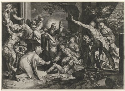 Ressurreição de Lázaro de Jan Harmensz. Muller