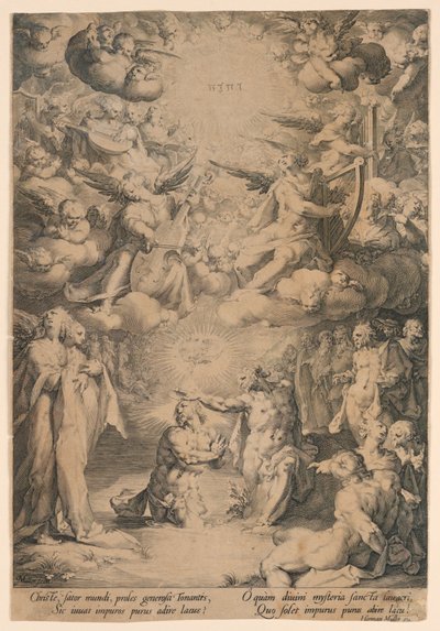 São João Batizando Cristo de Jan Harmensz Muller