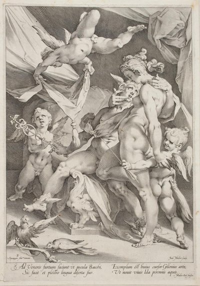 Vênus e Mercúrio de Jan Harmensz. Muller