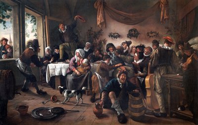Uma Festa de Casamento de Jan Havicksz. Steen