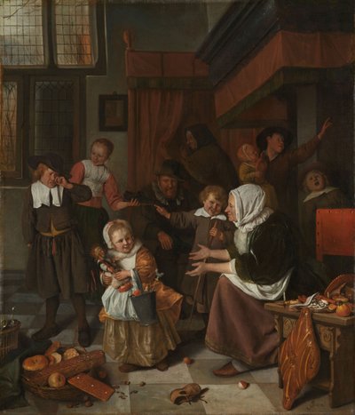 A Festa de São Nicolau de Jan Havicksz. Steen