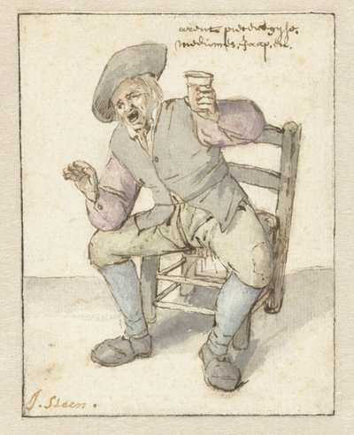 Agricultor cantor de Jan Havicksz. Steen