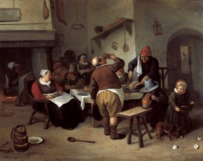 The Fat Kitchen de Jan Havickszoon Steen