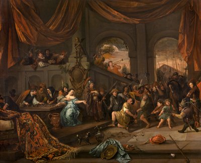 A zombaria de Sansão, ca 1675. de Jan Havickszoon Steen