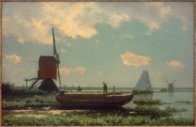 Polderlandschaft de Jan Hendrik Weissenbruch