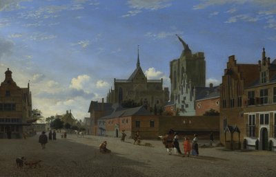 Uma Vista em Colónia, c. 1660 de Jan Heyden van der