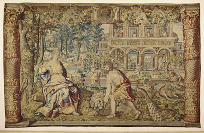 Vertumnus e Pomona, c.1630 de Jan II Raes