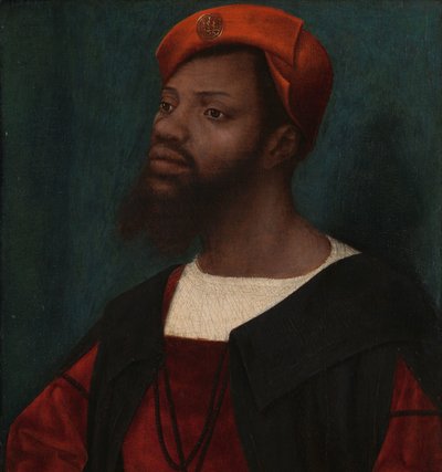 Retrato de um homem desconhecido
Retrato de um homem africano de Jan Jansz Mostaert