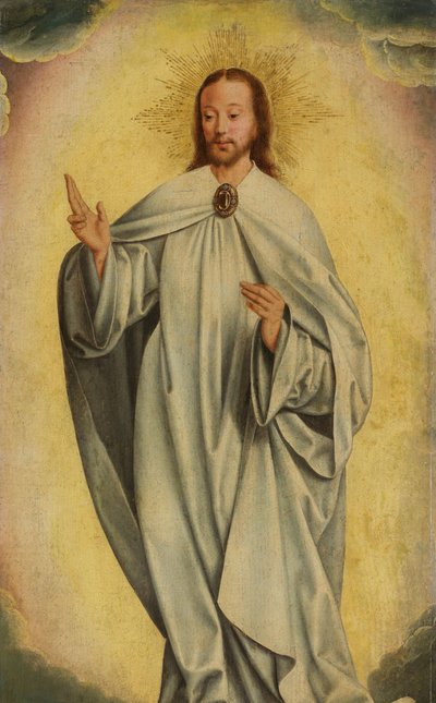 Fragmento com a Transfiguração de Cristo (ressurreição) de Jan Joest van Kalkar (manner of)