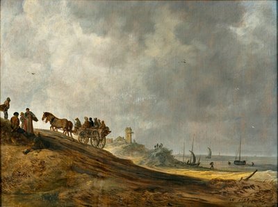 Imagem de praia de Jan Josephsz van Goyen