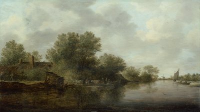 Paisagem (óleo sobre painel) de Jan Josephsz van Goyen