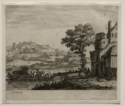 O ferryboat. de Jan Josephsz van Goyen